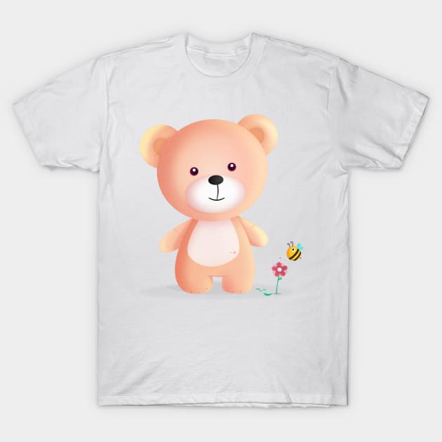 Baby Bear T-Shirt by tribhuvansuthar